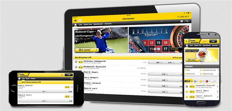 Interwetten mobile app android ios tablet