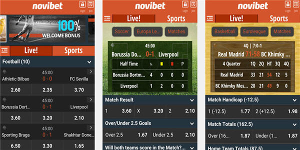 Novibet Mobile