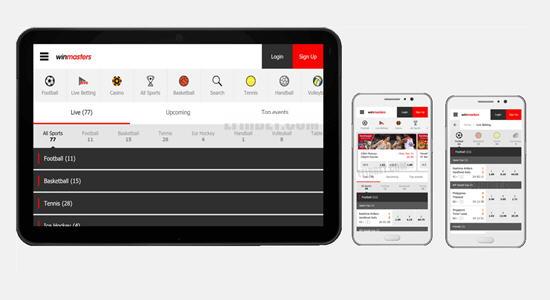 Winmasters app mobile